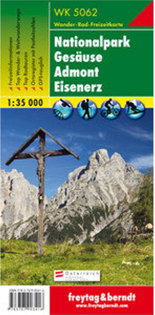 freytag & berndt Wanderkarte WK 5062 Nationalpark Gesäuse - Admont - Eisenerz 1:35.000