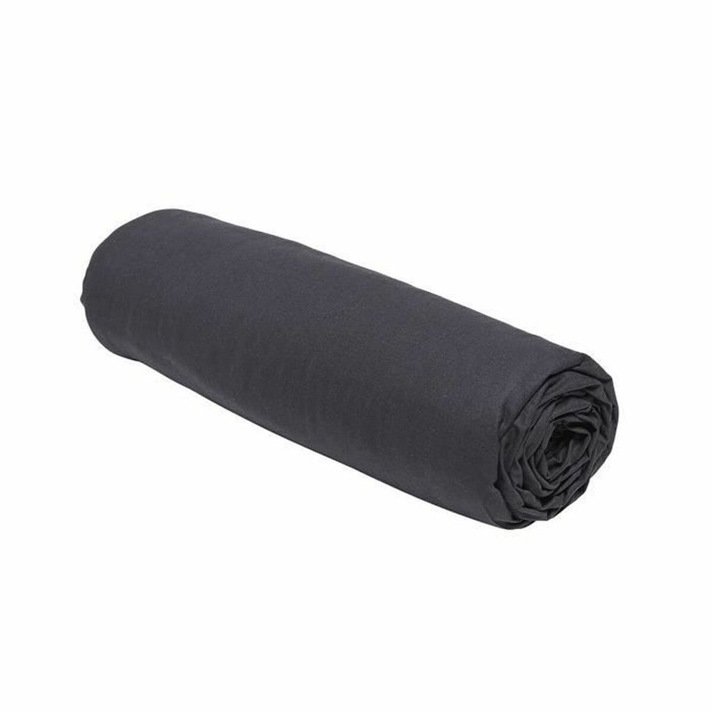 Spannbettlaken – 140 x 200+30 cm, einfarbig – Anthrazit