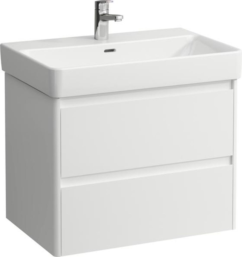 LAUFEN BASE 2.0 Waschtischunterbau, 2 Schubladen, SoftClose, inklusive Ordnungssystem, zu H810967, 669x446x515mm, H4112921089991