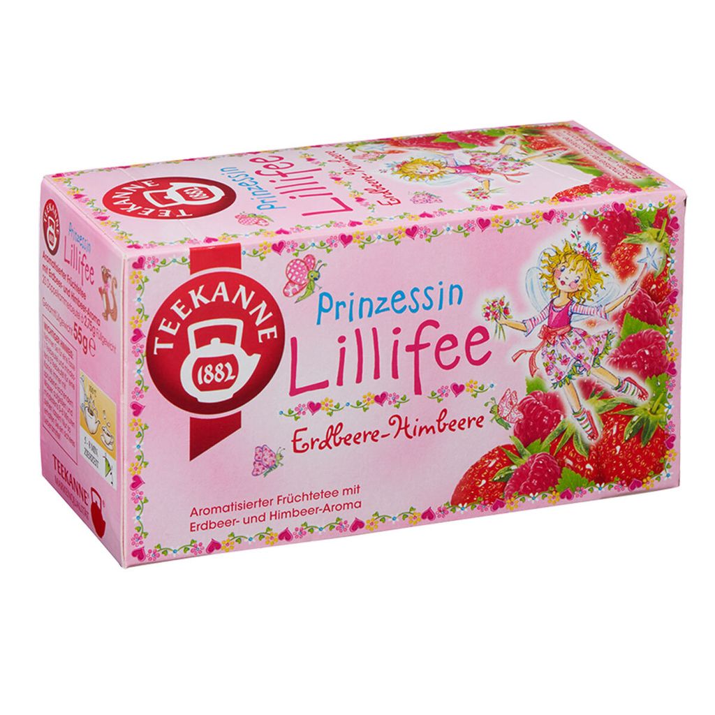 Teekanne Früchtetee Prinzessin Lillifee Erdbeere-Himbeere | Produktbild 