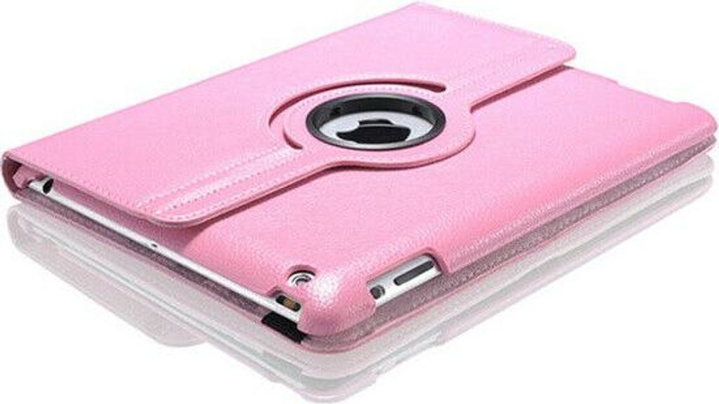 Tasche für Apple iPad Smart Case Schutz Hülle Etui Tasche Bumper Flip Cover 360° Apple iPad mini 1/ 2 / 3 Rosa