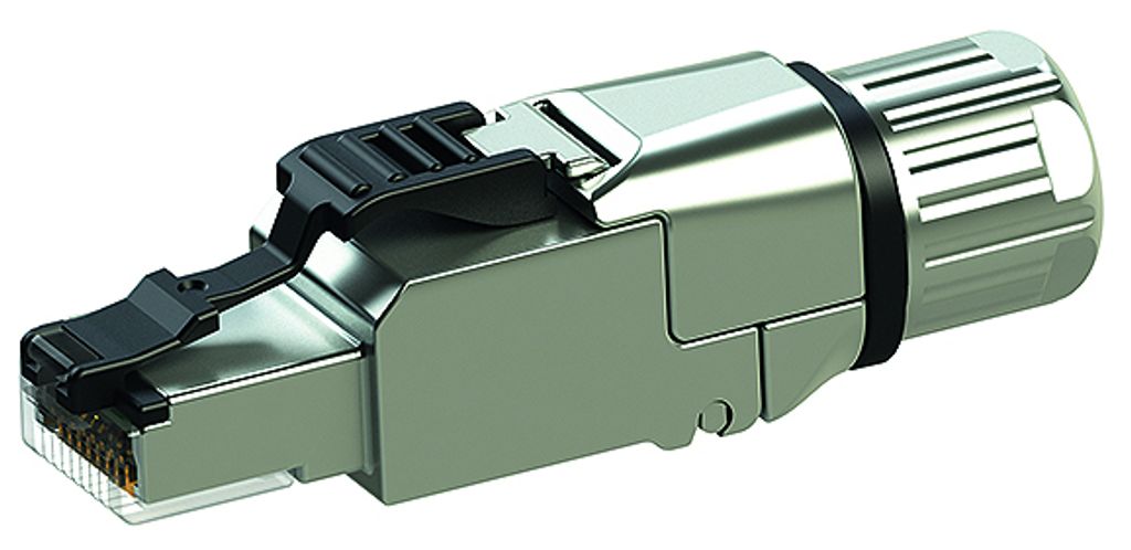 Telegärtner RJ45-Steckverbinder MFP8 IE Kat.6a (tief) T568B AWG 24/1 - 22/1 AWG 27/7 - 22/7