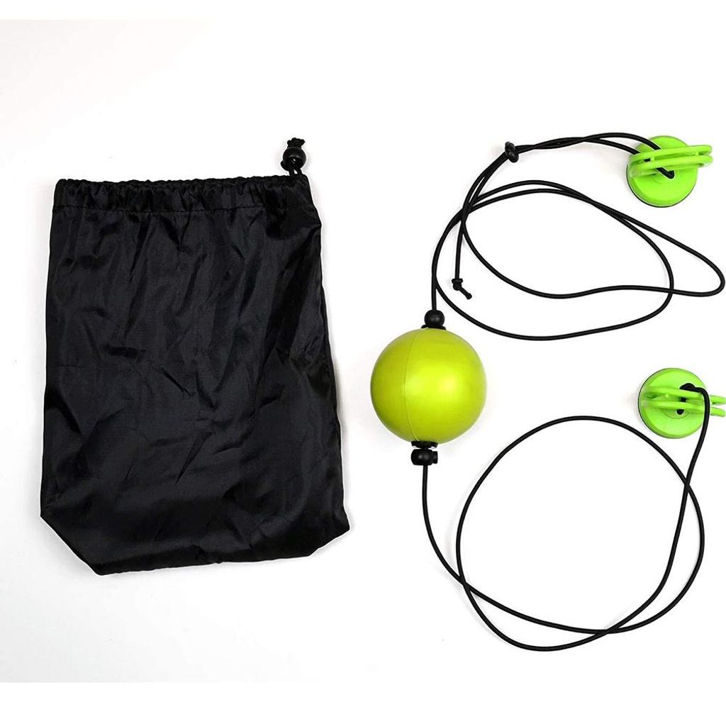 Boxball – Geschwindigkeits- und Reflex-Trainingsball – Speed-Punching-Fitnessball mit Saugnäpfen