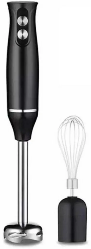 Mixeur 4-en-1 anti-éclaboussures inox 500W pour une cuisine sans taches