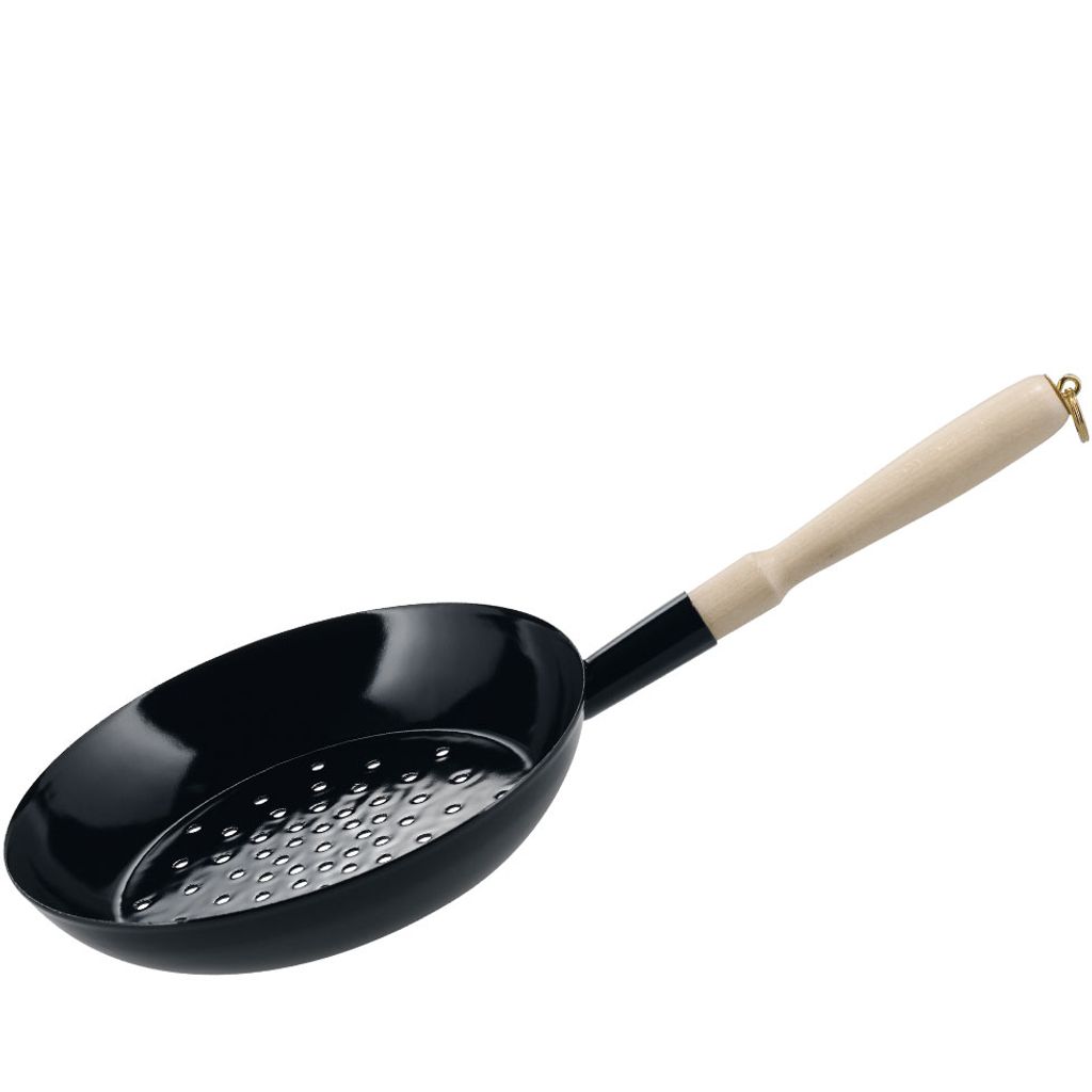 Riess Maronipfanne 26cm Schwarzemaille Produktbild 