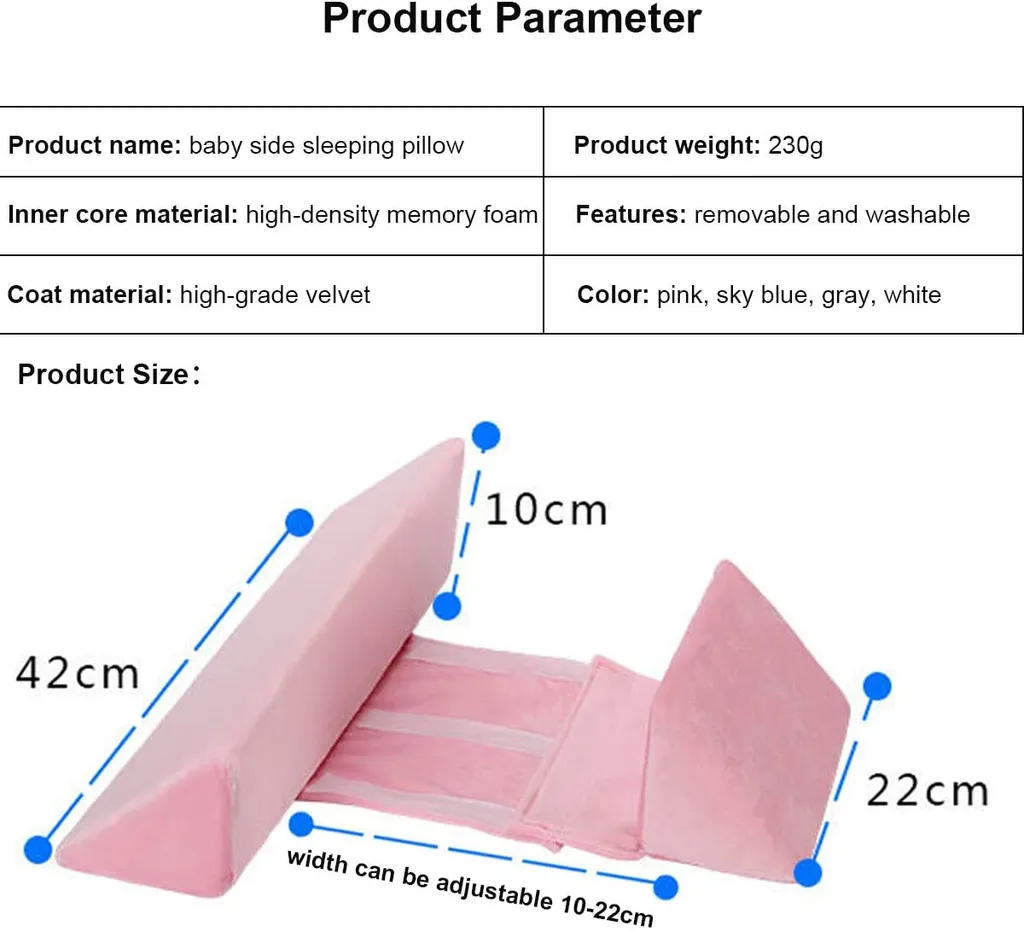 Cale-bébé ergonomique réglable anti-basculement avec housse lavable - 7