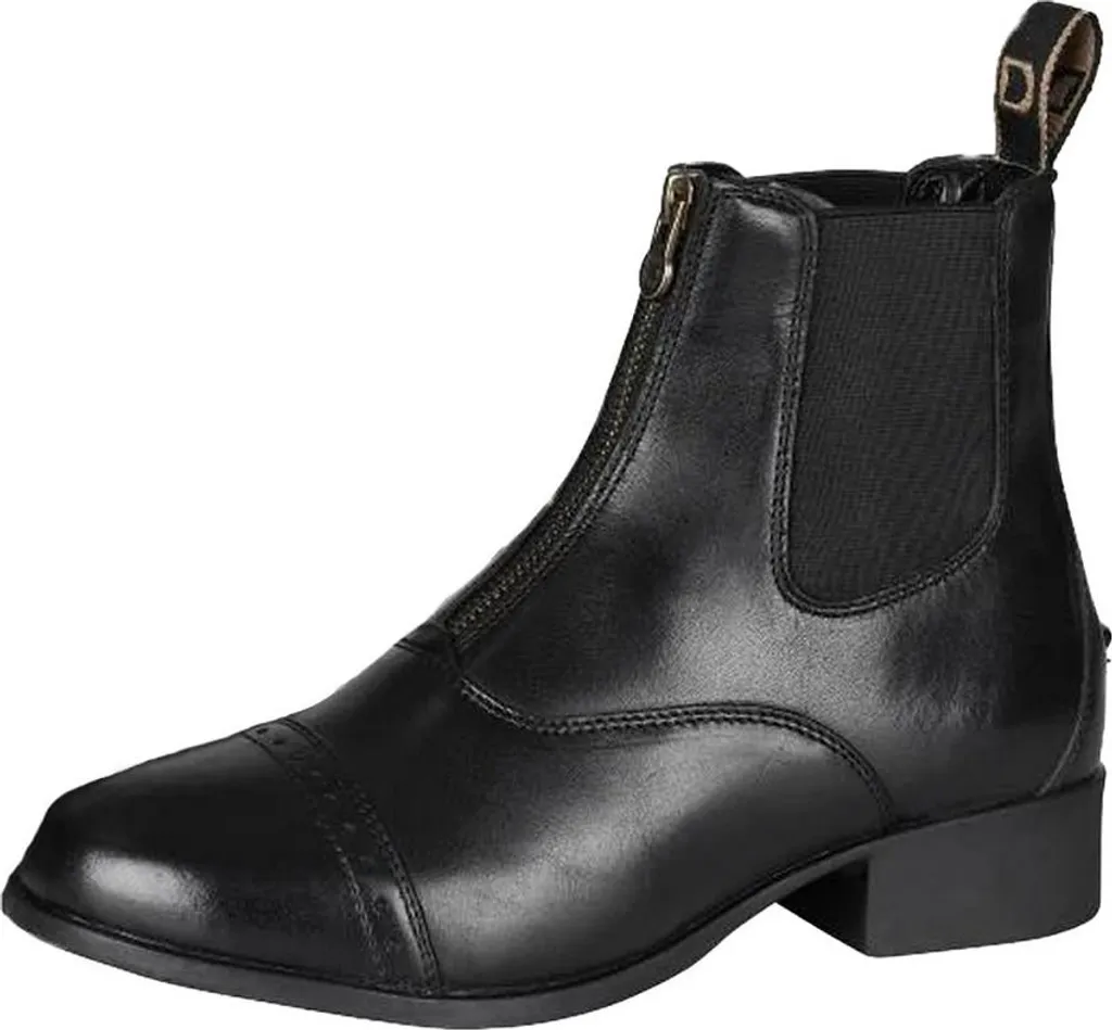 Boots d'équitation Dublin Foundation II en cuir noir taille 33 WB2268