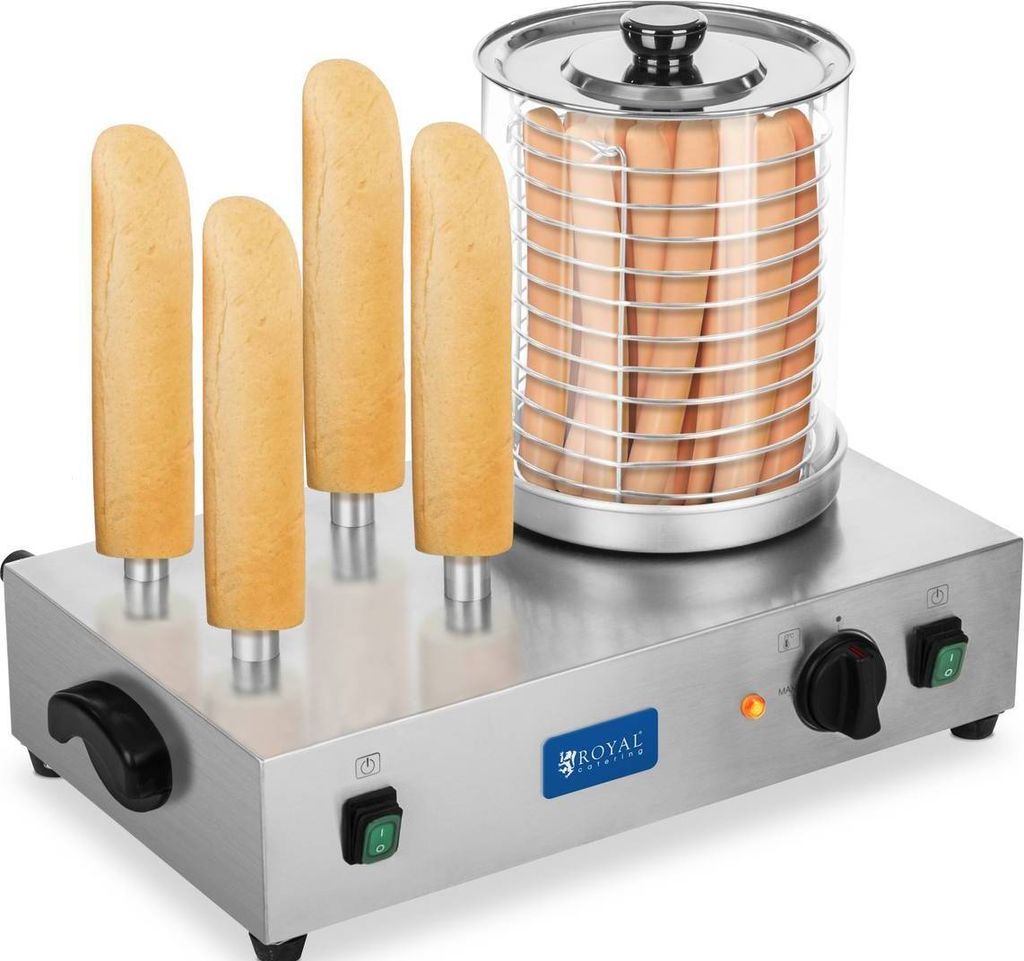 Expondo Royal Catering Hot Dog Maker - vrátane roštu na Obrázok produktu 