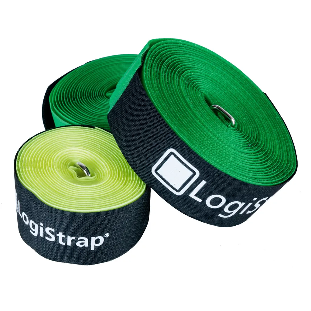 Sangle de fixation réutilisable Velcro® Jaune pour palettes et colis - 5