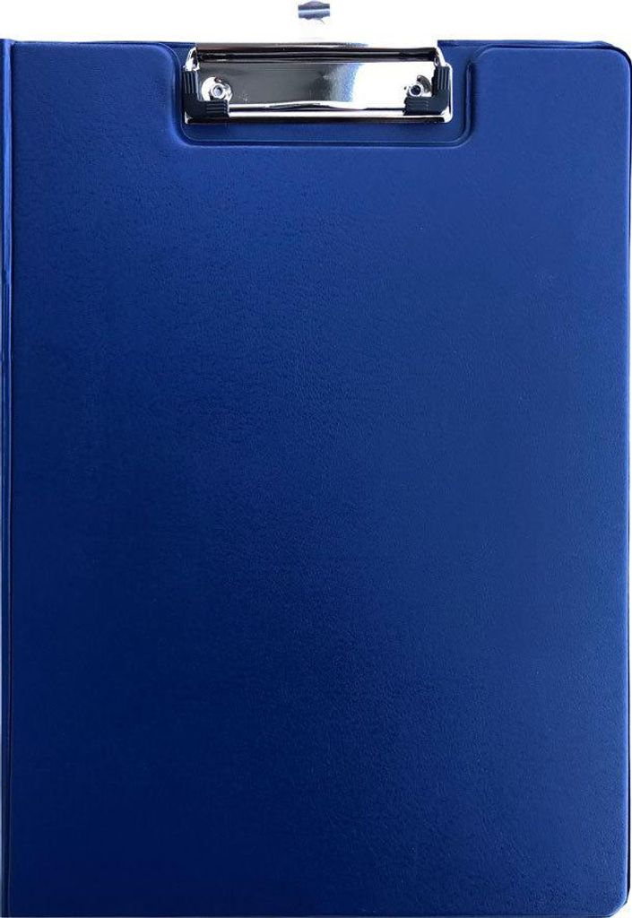 Klemmbrett mit Deckel blau Mappe Schreibunterlage Produktbild 