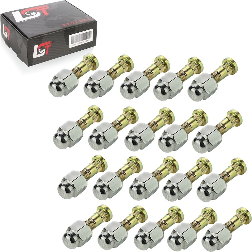 20x RADSCHRAUBE RÄNDELBOLZEN MIT RADMUTTER - M12x1,5 x 46mm FÜR MAZDA MODELLE