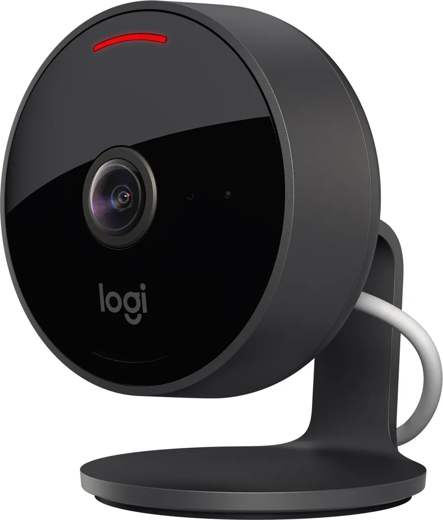 Logitech Circle View Caméra Étanche 180 Degrés avec Vision Infrarouge HD