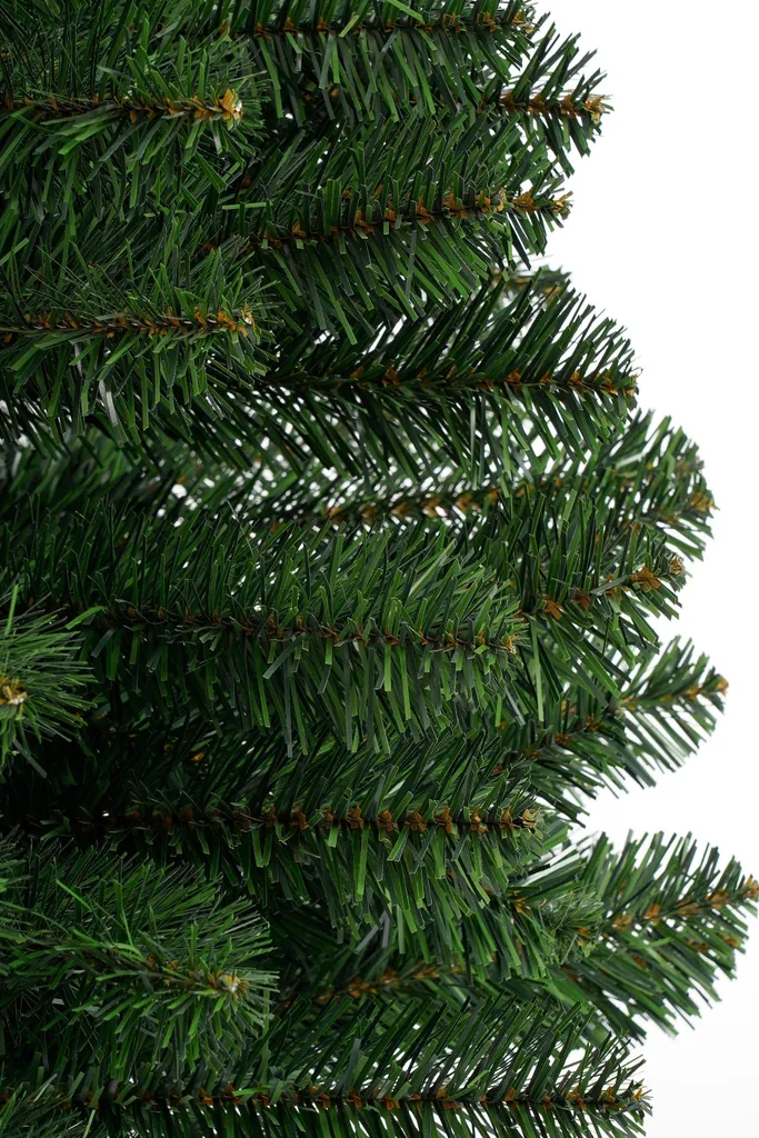 Sapin de Noël sans Perte d'Épines Étroit Charlton H215 cm Vert Naturel - 4
