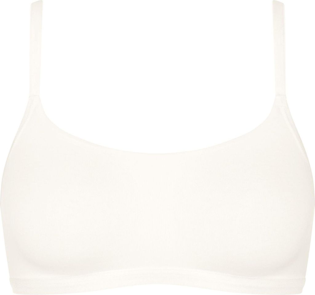 sloggi Damen Unterhemd GO Daily Baumwolle Top - SILK WHITE - Größe XXL