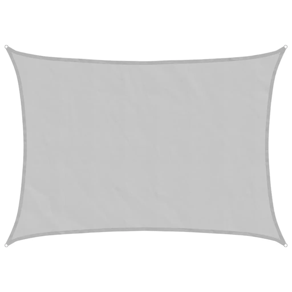 Tenda da Sole 8x6 m Grigio Chiaro Oxford Impermeabile per Esterno