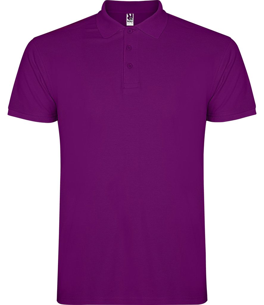 Roly - "Star" Poloshirt für Herren LT5493 (L) (Violett)