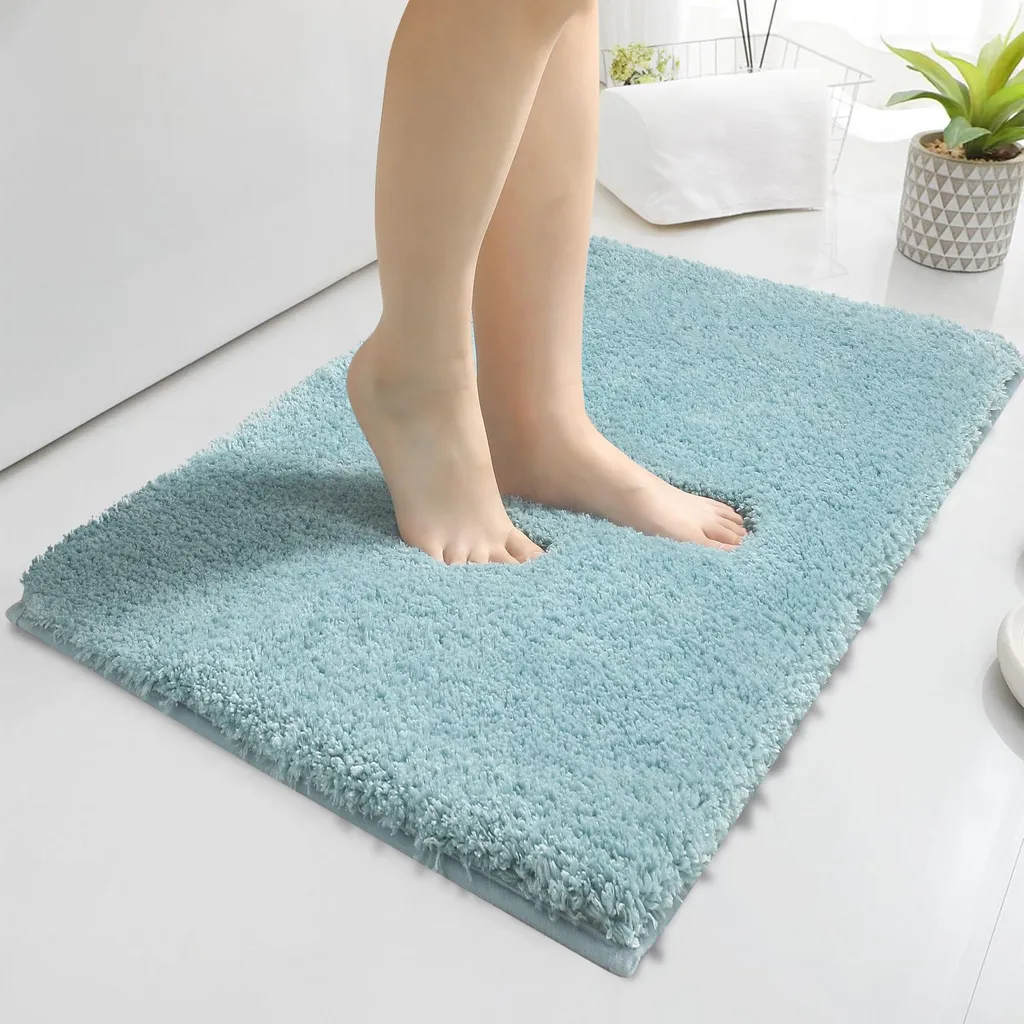 Paillasson de Salle de Bain 80x120cm - Tapis Douche Absorbant Sécurisé