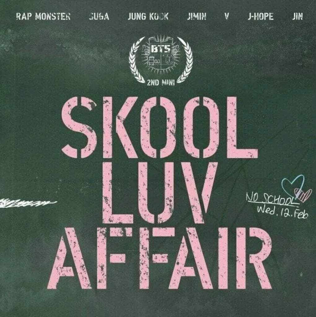 BTS Skool Luv Affair CD Album à Collectionner pour Fan ARMY Officiel
