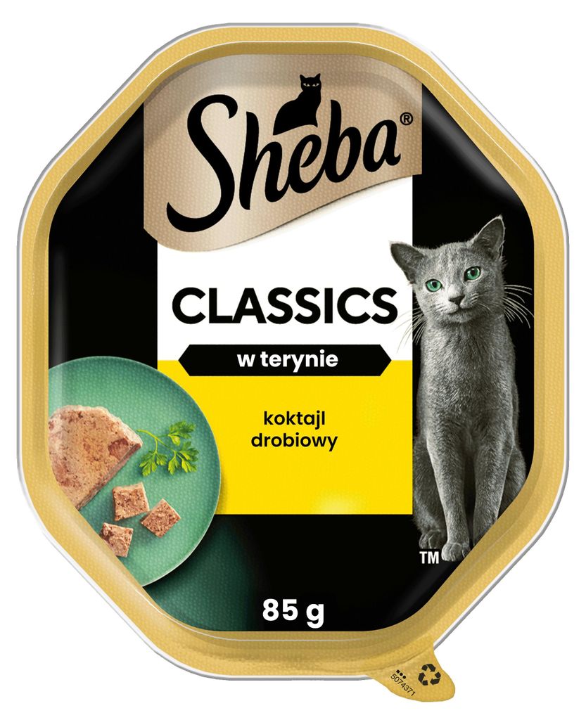 Sheba Classics Adult Katzenfutter, Geflügelcocktail, 85g