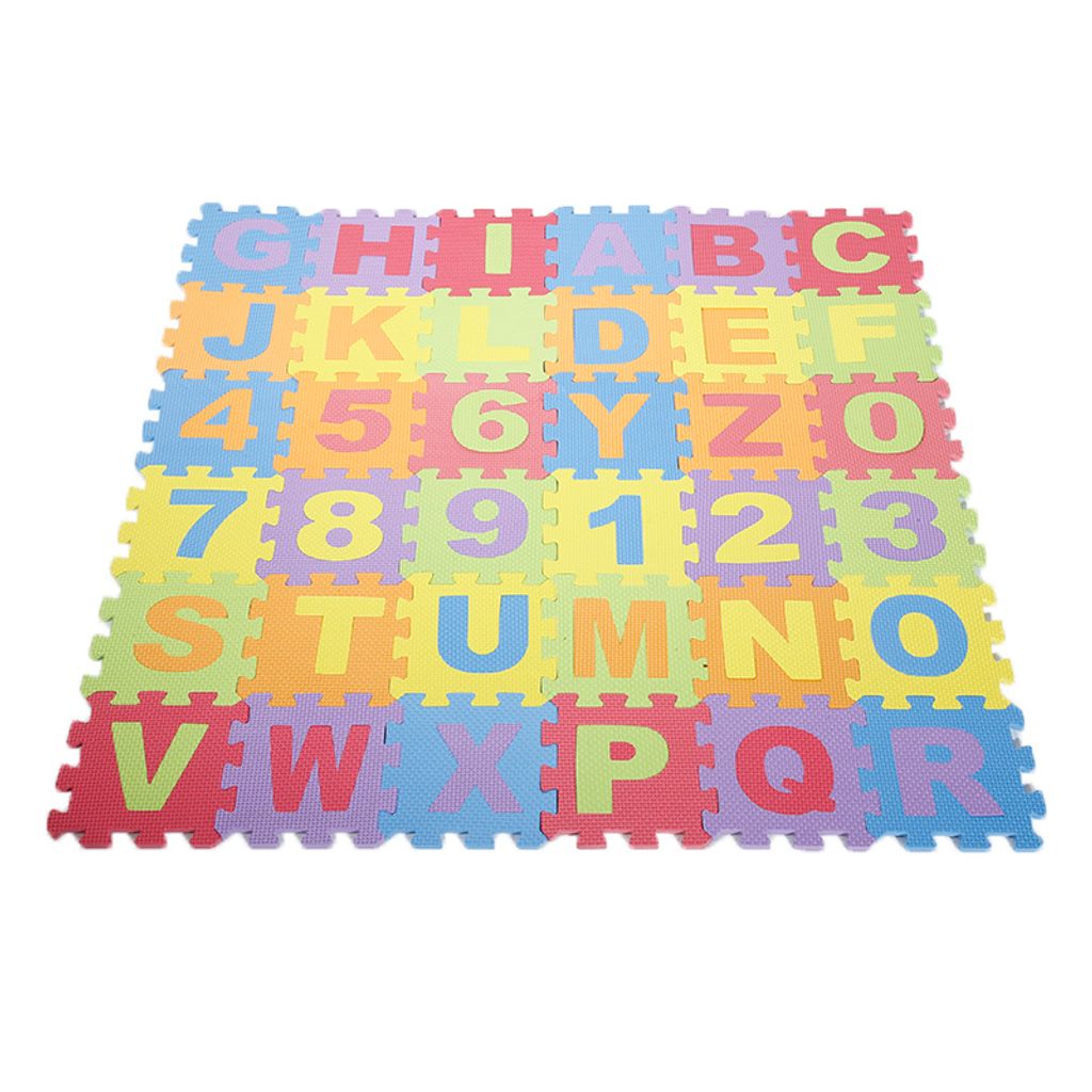 36tlg Kinder Puzzlematte Krabbelmatte Baby Spielmatte Kinderteppic