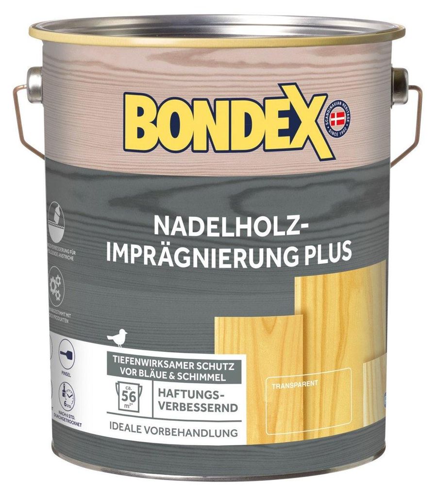 Bondex Nadelholz-Imprägnierung 4 L farblos Produktbild 