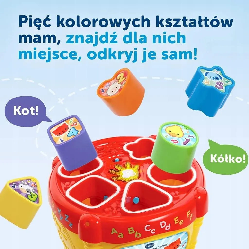 Aidez Bébé à Apprendre les Formes avec le Bam Bam VTech Interactif - 7