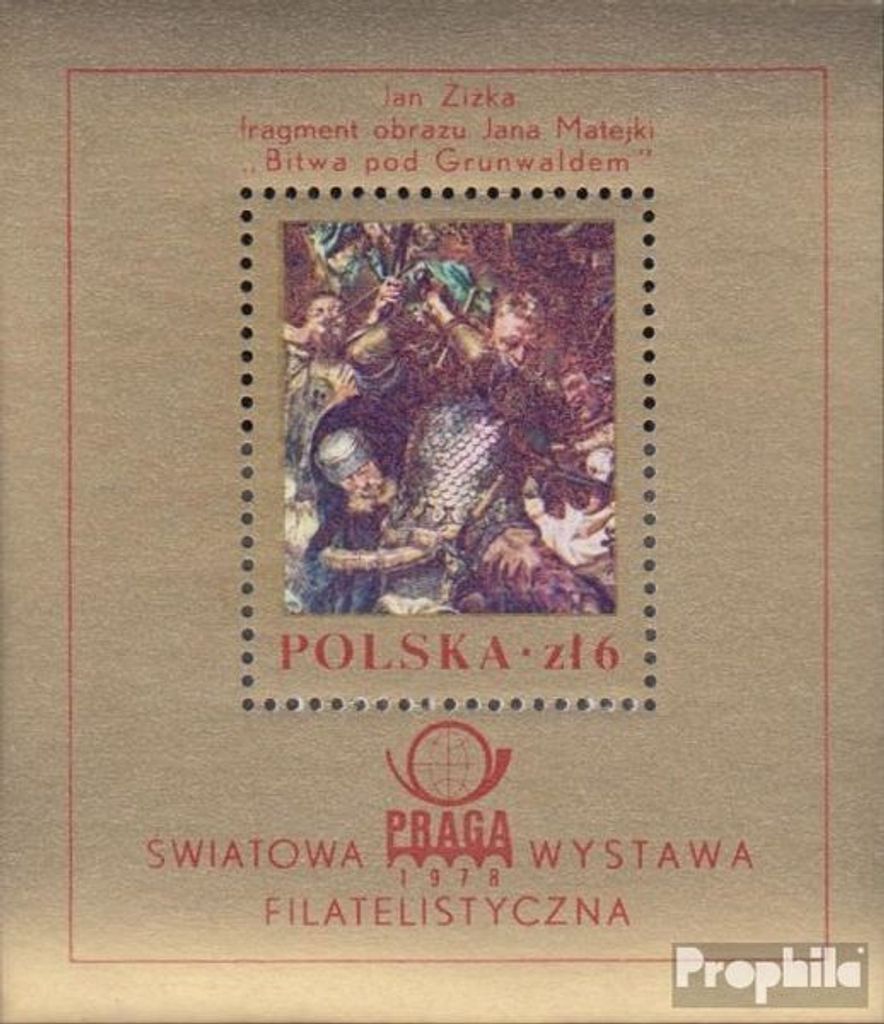 Briefmarken Polen 1978 Mi Block73 (kompl.Ausg.) postfrisch Briefmarkenausstellung