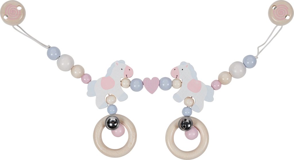 goki baby Kinderwagenkette Pferde Produktbild 