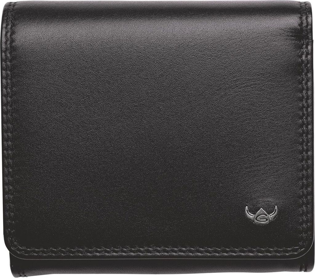 Golden Head Leder Geldbörse Polo RFID Protect Zipped Wallet Black schwarz