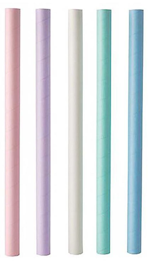 Bubble Tea Halme Papier Ø 12 mm · 20 cm farbig sortiert Produktbild 