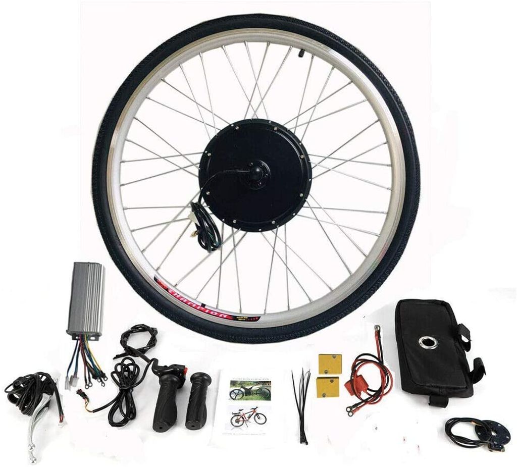 26'' Elektro Fahrrad Elektrofahrad  Vorderrad Ebike Conversion Kit