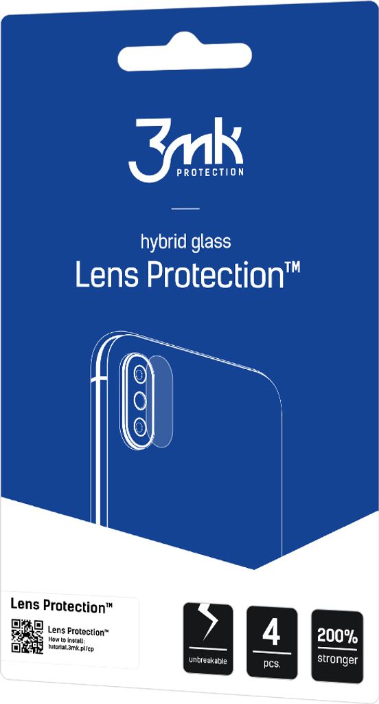 3mk Hybridglas Lens Protection für Tecno Spark 30C Kamera Objektiv Kameralinse 0,16mm 6H (4 Stück)