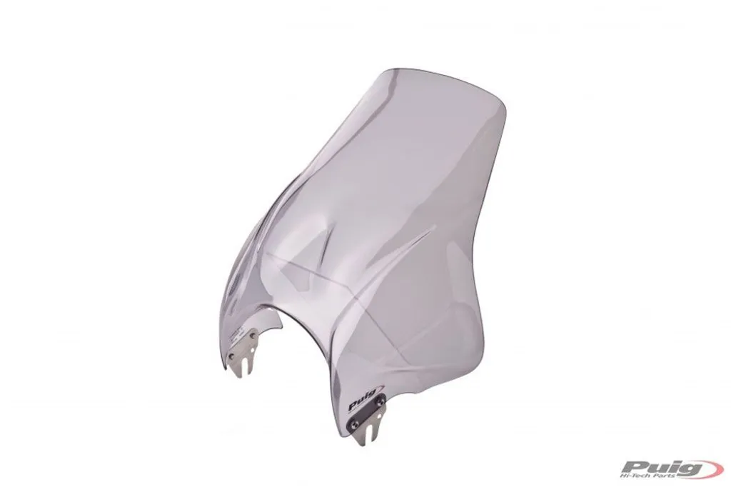 Saut-de-vent PUIG Plus pour Suzuki - Pare-brise Moto Fumé 430x405mm