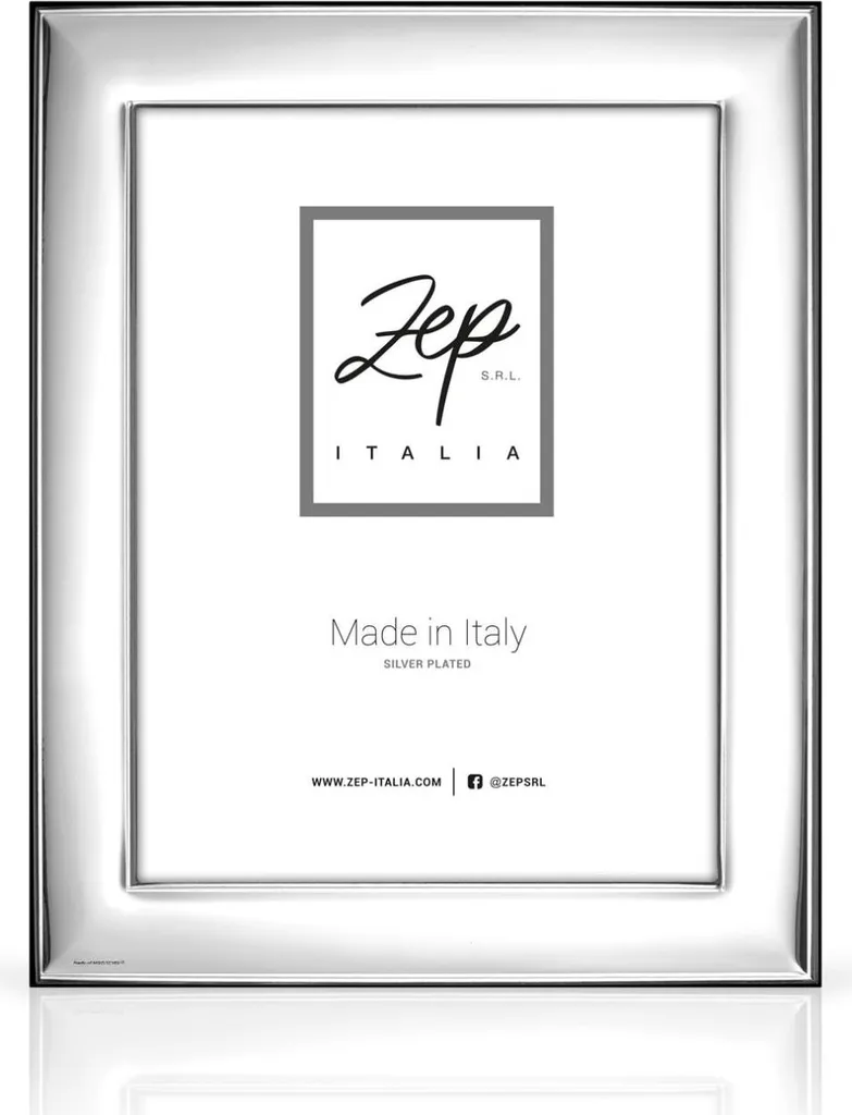 Cadre photo mariage 20x25 cm ZEP Pienza métal pour cadeau et souvenir