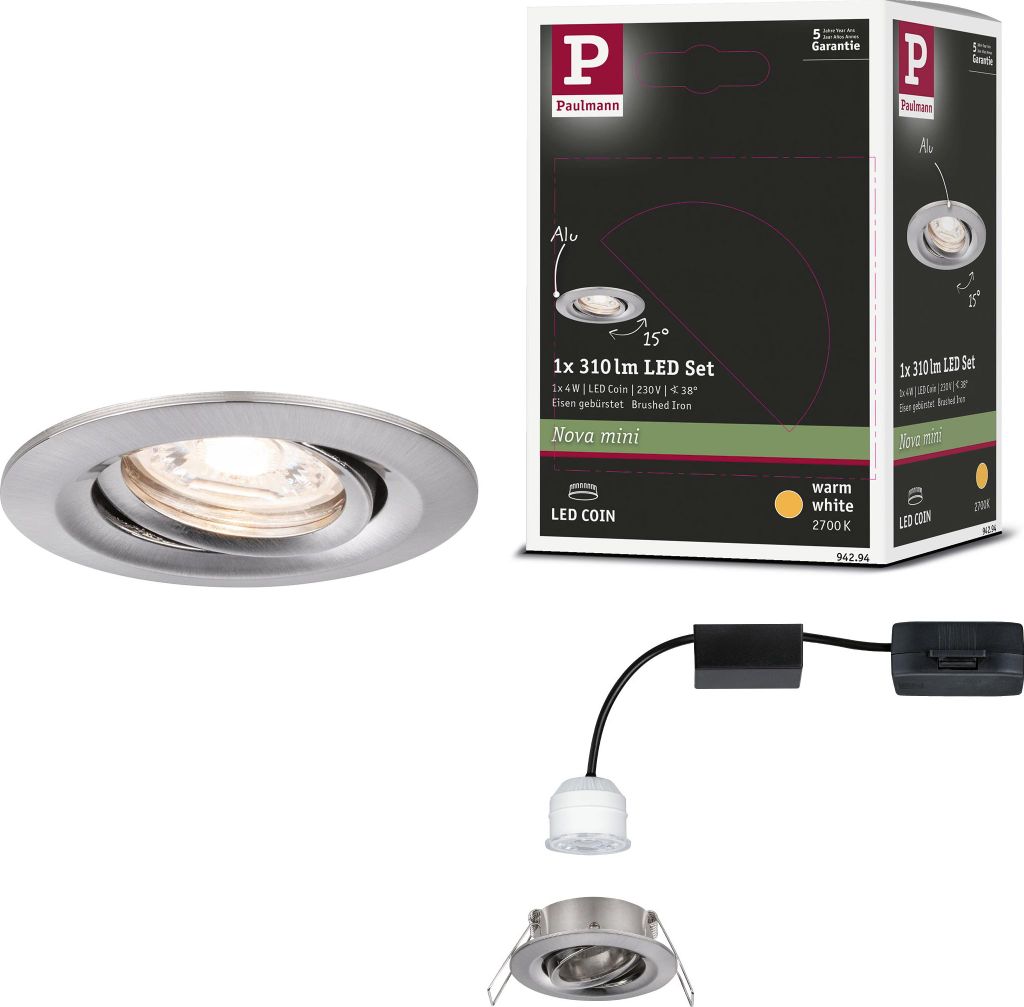 Paulmann LED Einbauleuchte Nova Mini Einzelleuchte Produktbild 