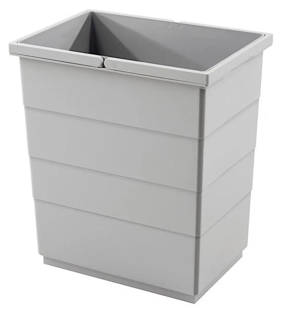 Seau de rechange Hailo 20 Litres gris clair 1122239 fond haut 320x226mm