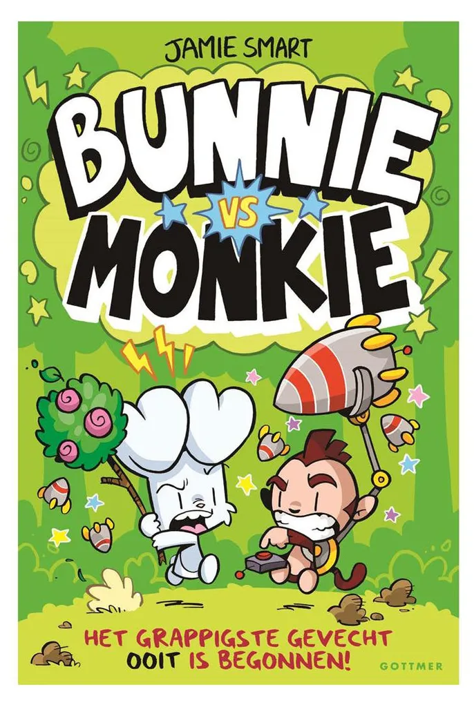 Bande dessinée Bunny vs Monkie Gottmer : livre illustré humour 128p