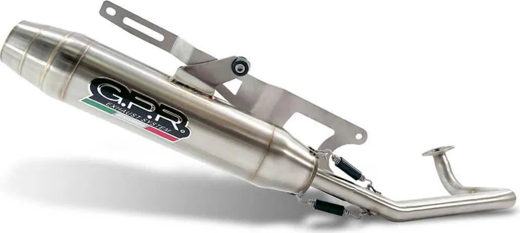 GPR Deeptone Inox Ligne d'Échappement Complète pour Honda Zoomer 50 NPS
