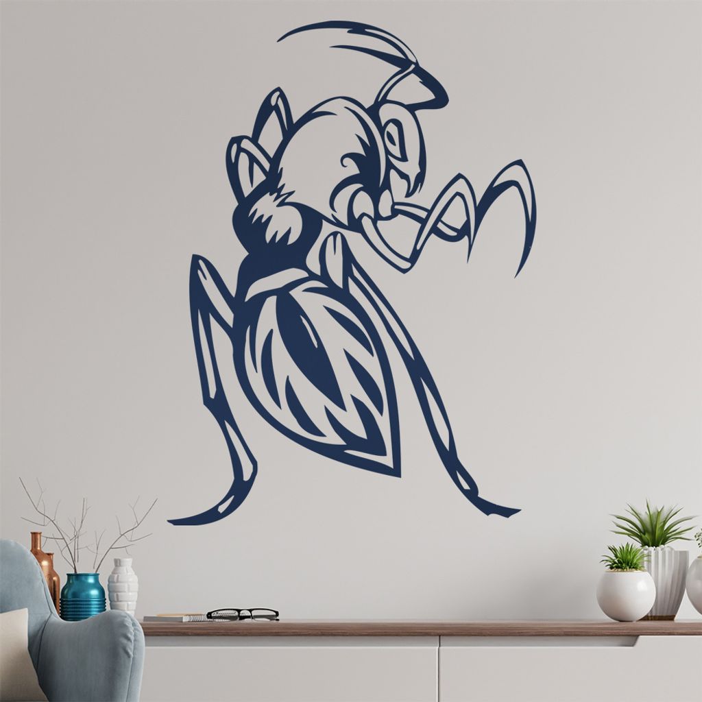 Killer Insekt Wandtattoo in 6 Größen - Wandaufkleber Wall Sticker - Dekoration, Küche, Wohnzimmer, Schlafzimmer, Badezimmer