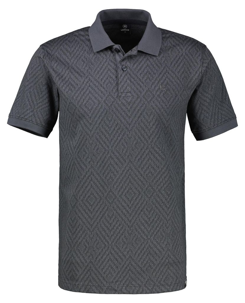Lerros Moden GmbH POLO 1/2 ARM LAVA GREY M