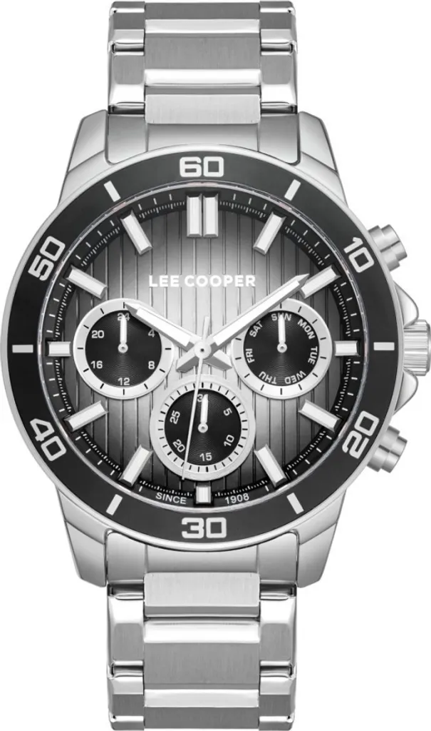 Montre Lee Cooper LC08106.350 : l'Acier Inox contre l'Usure du Temps