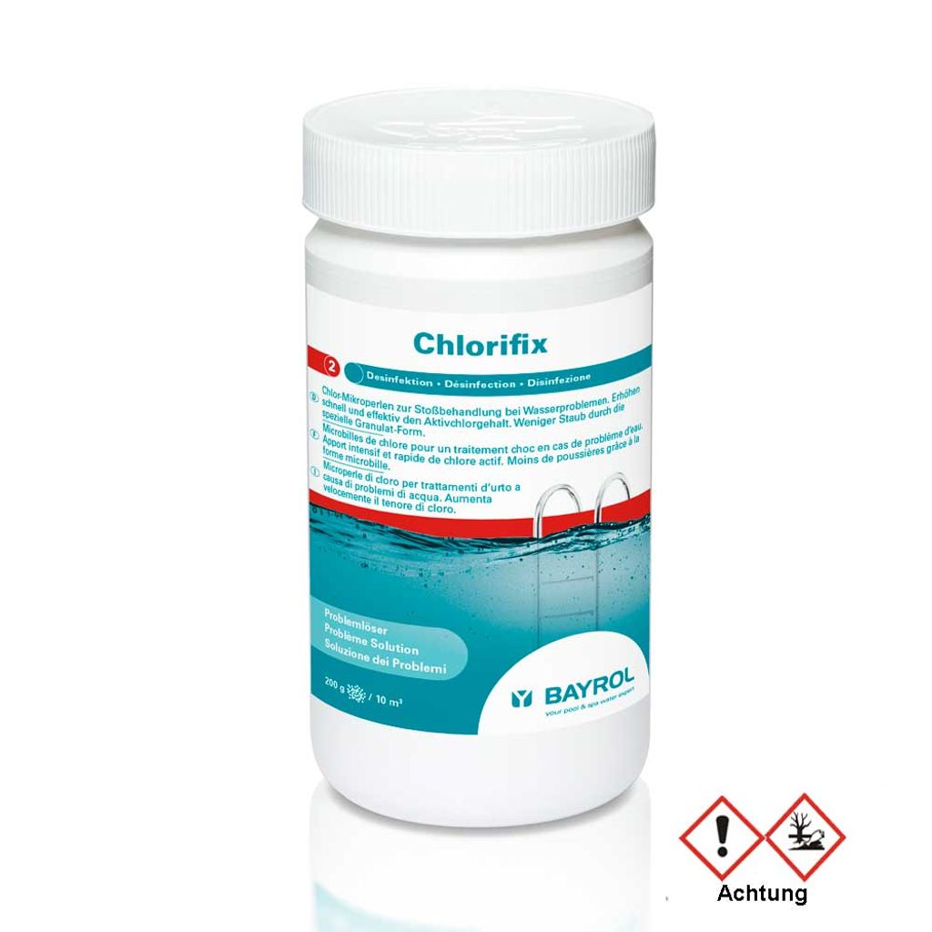 Bayrol Chlorifix schnell lösliche Chlor Mikroperlen staubfrei 1000g
