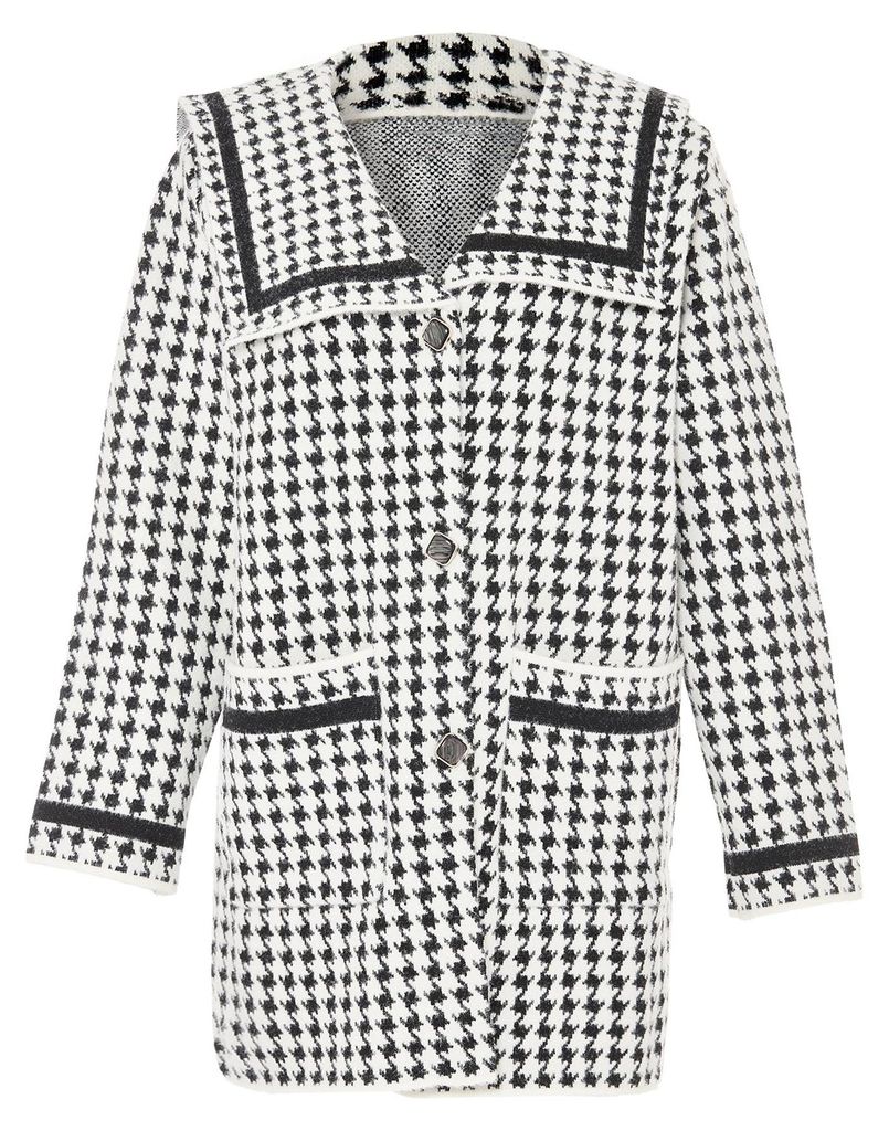 dulcey damen strickmantel - Weiss, M