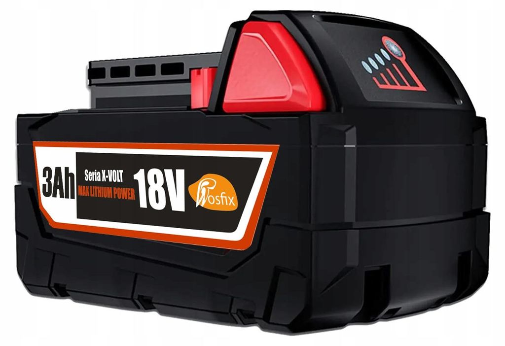 Rosfix Batterie Max Lithium Power X-Volt – 18 V 3 Ah | Image du produit 