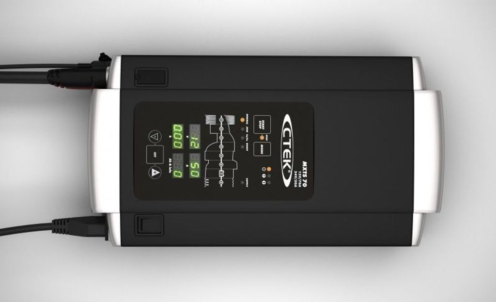 Ctek MXTS 70 50, 12 V, IP20, 20 Ah, 1500 Ah, Czarny, 338 mm Zdjęcie produktu 