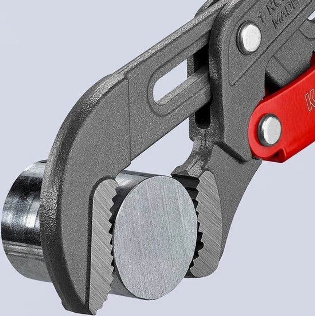 Pince à tuyaux grise 330 mm en S idéale pour montage PVC et siphon
