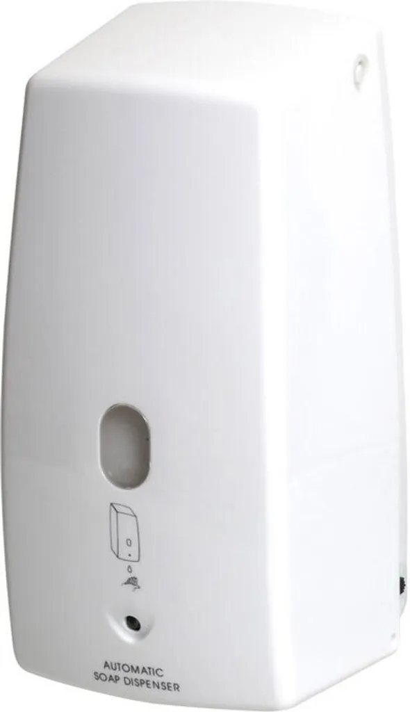 Distributore Sapone Automatico 500ml Bianco a Parete | Sensore Smart