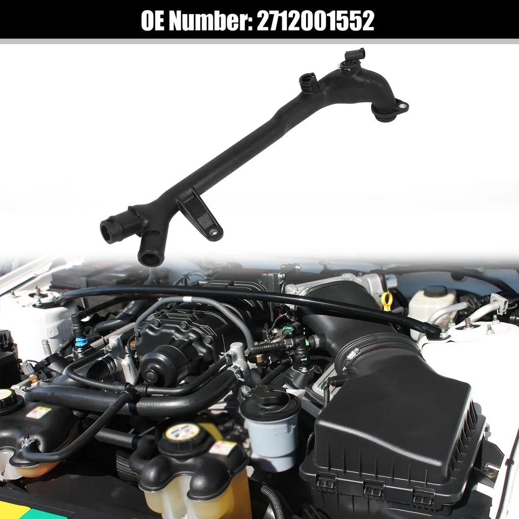 Tuyau de refroidissement de liquide pour moteur de voiture noir