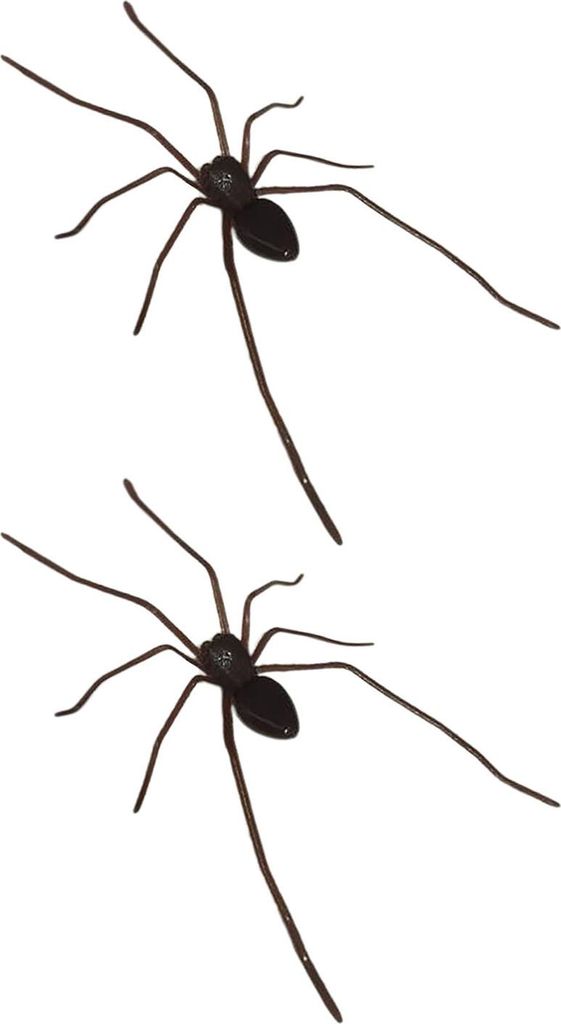 2 Stück magnetische 3D-Spinnendekoration, gruselige realistische Riesenspinne, Halloween-Streich-Requisiten, Garagentor, Briefkasten, Schließfach...