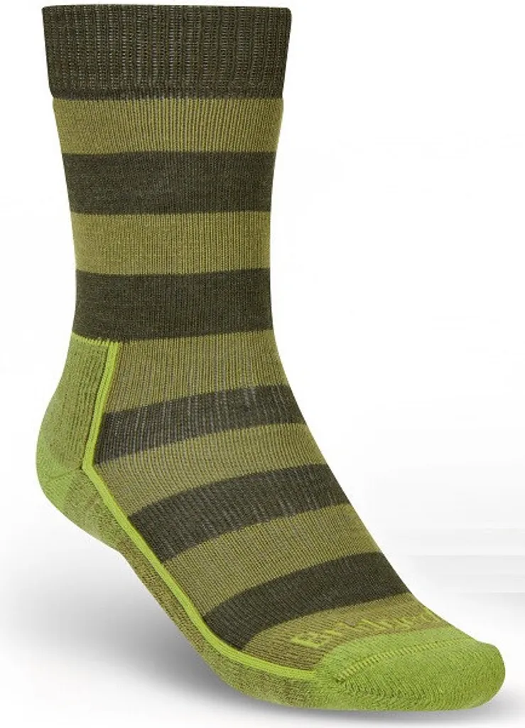 Chaussettes Bridgedale Merino Performance Boot S avec amorti léger vert